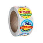 10 Stück farbige runde Auszeichnungsaufkleber für Schulkinder, Geschenkumschläge, Verpackung, Dankeschön-Aufkleber, A-122 Stickers – Bild 2