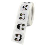 10 Stück Halloween Geist Emoji Aufkleber Kinder Geschenk Dekoration Lebensmittel Versiegelungsaufkleber, 25x25mm – Bild 5