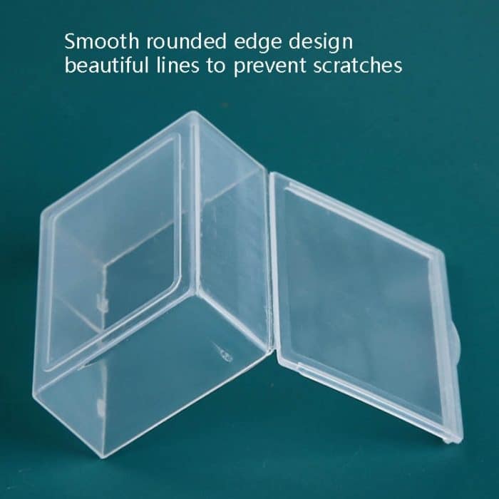 30 stücke rechteckige transparente kunststoffbox pp universalbox teile hardwarewerkzeug aufbewahrungsbox – Bild 3