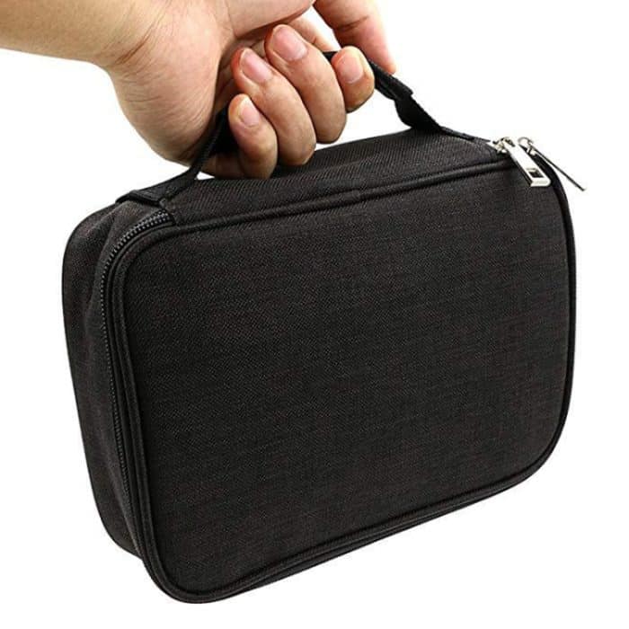 Wasserdichtes Federmäppchen, 72 Farben, großes Fassungsvermögen, Skizzen-Bleistiftbeutel, Schreibwaren-Set – Bild 4