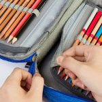 Wasserdichtes Federmäppchen, 72 Farben, großes Fassungsvermögen, Skizzen-Bleistiftbeutel, Schreibwaren-Set – Bild 6