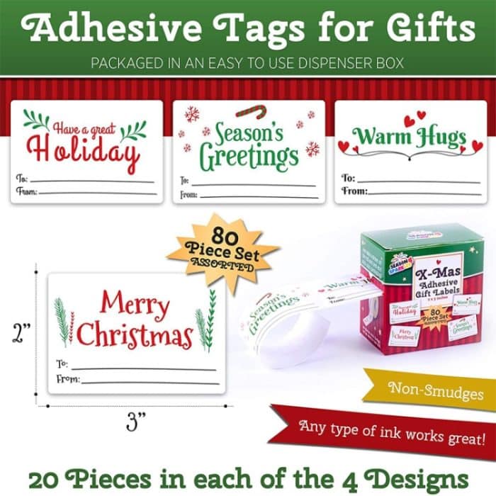 LG-210730-7050-008 Weihnachtsaufkleber, Urlaubsdekoration, selbstklebender Geschenkanhänger, LG-210730-7050-008 – Bild 2