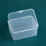 20 stücke Rechteckige Plastikbox Transparente Schreibwaren Aufbewahrungsbox PP Werkzeugteile Zubehör Box – Bild 3
