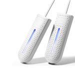 10W Haushalts-Schuhtrockner Schuh-Deodorant-Schuhtrockner Smart Timed Folding Shoe Baker Sockentrockner, With Purple Lamp EU Plug, Without Purple Lamp  EU Plug