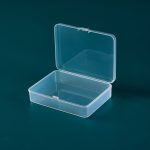 10 Stück rechteckige PP-Kunststoffbox Transparente Verpackungsbox mit Abdeckung Kunststoffteile Hardware-Werkzeug-Aufbewahrungsbox – Bild 2