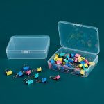 10 Stück rechteckige PP-Kunststoffbox Transparente Verpackungsbox mit Abdeckung Kunststoffteile Hardware-Werkzeug-Aufbewahrungsbox – Bild 4