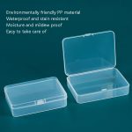 10 Stück rechteckige PP-Kunststoffbox Transparente Verpackungsbox mit Abdeckung Kunststoffteile Hardware-Werkzeug-Aufbewahrungsbox – Bild 7