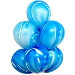 100 Stück 10 Zoll Achat Latex Ballon Hochzeit Festival Party Deko Ballon, Blue, Green, Red, Black, Purple, Mixed Color, Orange