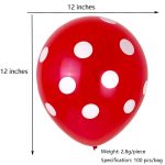 100 Stück FY-10280 12 Zoll Dot Party Deko Ballon Hochzeitsszene Arrangement Latexballon, Black White Dot, Green White Dot, Pink White Dot, Red White Dot, Deep Blue White Dot, Light Blue White Dot, Yellow White Dot, Rose Red White Dot, Purple White Dot... – Bild 3