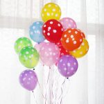 100 Stück FY-10280 12 Zoll Dot Party Deko Ballon Hochzeitsszene Arrangement Latexballon, Black White Dot, Green White Dot, Pink White Dot, Red White Dot, Deep Blue White Dot, Light Blue White Dot, Yellow White Dot, Rose Red White Dot, Purple White Dot... – Bild 4
