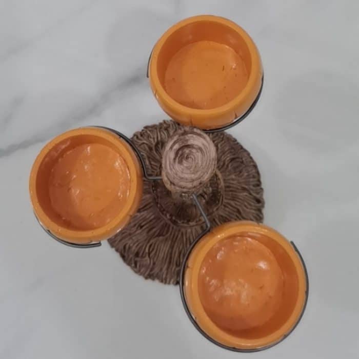 Halloween-Kürbis-Snackschalenständer, dekoratives Aufbewahrungsregal, Stil:, Three Cups Set, Four Cups Set, Six Cups Set – Bild 3