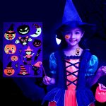 5 Stück Halloween fluoreszierende Kinder Wassertransferaufkleber Cartoon Tier Tattoo Aufkleber, WSYG01, WSYG02, WSYG03, WSYG04 – Bild 3