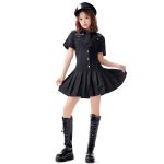 8331 Baumwollkrawatte, Polizistin-Kostüm, Halloween-Bar-Nachtclub-Uniform-Set, S, M, L, XL – Bild 3