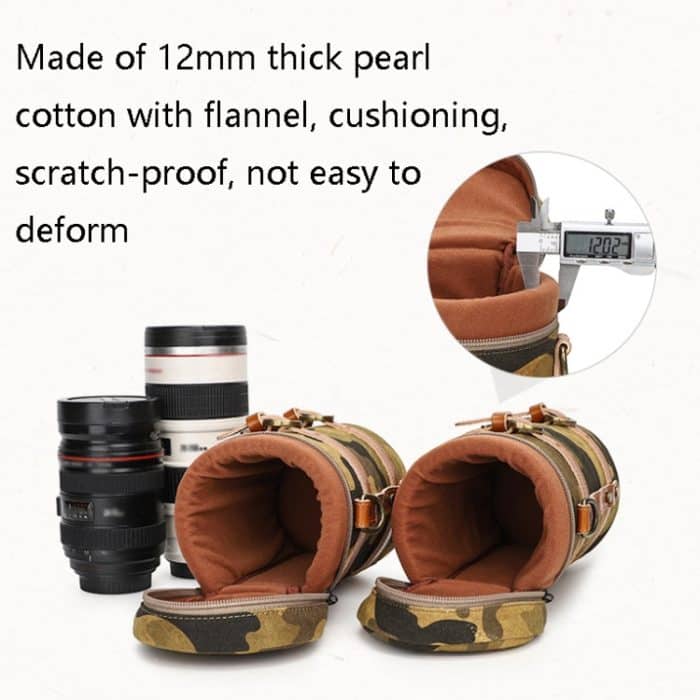 K-807 SLR-Kamera-Aufbewahrungstasche, wasserdichte Canvas-Fotografie-Innentasche, S (Blue), L (Blue), S (Khaki), L (Khaki) – Bild 4