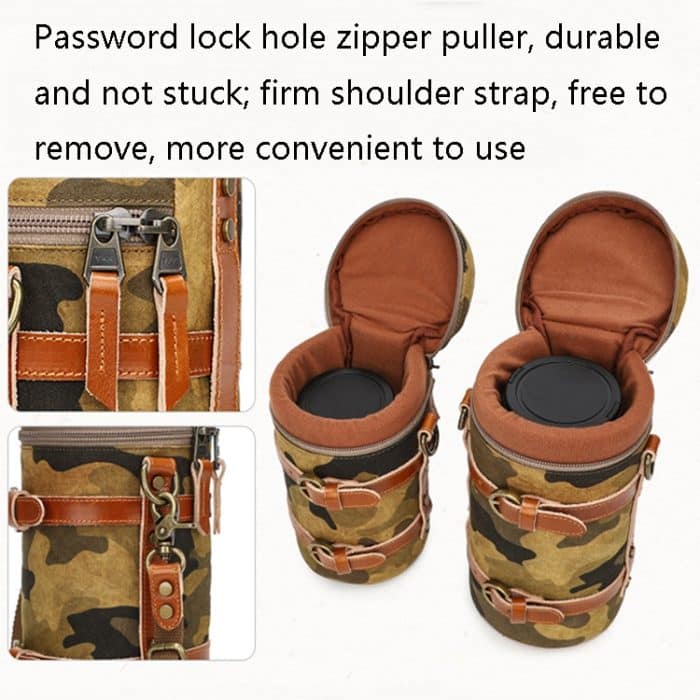 K-807 SLR-Kamera-Aufbewahrungstasche, wasserdichte Canvas-Fotografie-Innentasche, S (Blue), L (Blue), S (Khaki), L (Khaki) – Bild 7