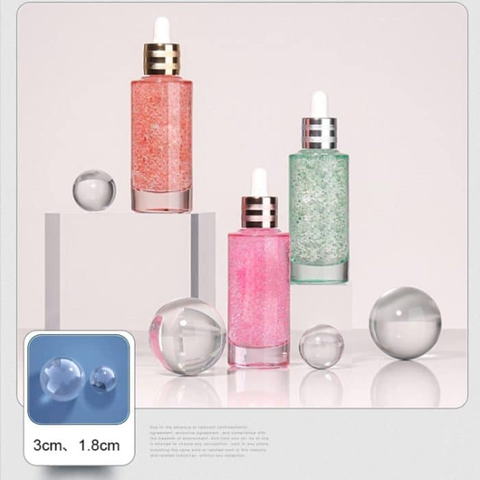 Transparente Kugel, Kosmetik, Schmuck, Produkte, kommerzielle Schieß-Requisiten, Stillleben-Fotografie-Requisiten, 3cm Diameter – Bild 4