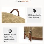 K001-D Freizeit-Schulter-Kameratasche, wasserdicht, Retro-Canvas-Kamera-Aufbewahrungsrucksack – Bild 5