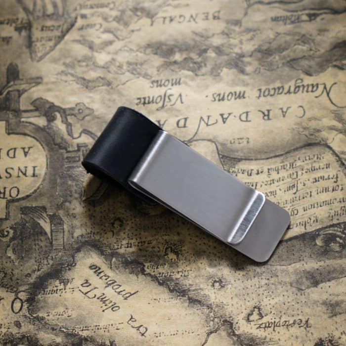 TBD0598894101A.jpg 3 Stück Vintage-Notizbuch, Leder-Stiftclip, Metall-Stifthalter, Stil:, Stainless Steel, Brass – Bild 1