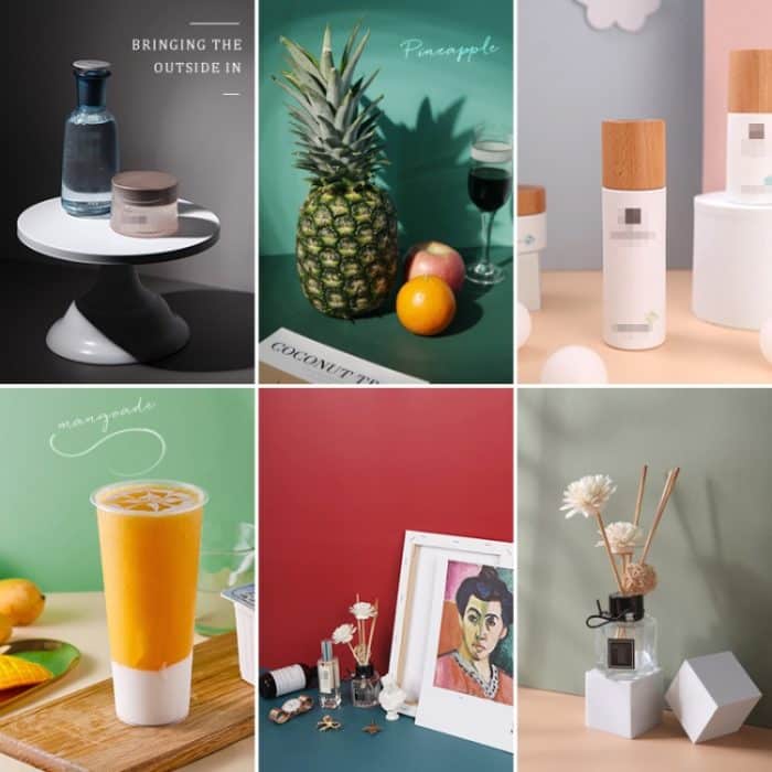 2 Stück doppelseitiger Fotohintergrund, Papierverdickung, Morandi-Serie, Foto-Requisiten – Bild 5