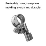 1 Paar T007 Messing-Blech-Blech-Batterie-Batterie-Hörkopf-Batterie-Anschluss-Anschlusskabelkabelkreuzkopf – Bild 5