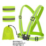 Reflektierender Gummiband-Anzug, Nachtlauf, Baustelle, Verkehrssicherheit, reflektierende Ausrüstung, Stil:, 1 Strap+2 Arm Strap+Storage Bag, 1 Strap+4 Arm Strap+Storage Bag, 1 Belt+4 Arm Strap+2 Snap Circle+ Storage Bag, 1 Belt+4 Arm Strap... – Bild 3