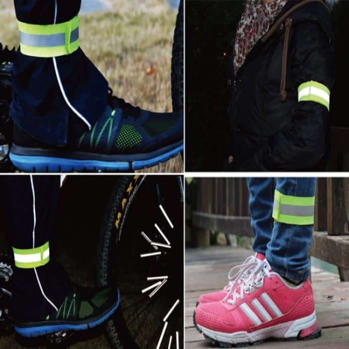 Reflektierender Gummiband-Anzug, Nachtlauf, Baustelle, Verkehrssicherheit, reflektierende Ausrüstung, Stil:, 1 Strap+2 Arm Strap+Storage Bag, 1 Strap+4 Arm Strap+Storage Bag, 1 Belt+4 Arm Strap+2 Snap Circle+ Storage Bag, 1 Belt+4 Arm Strap... – Bild 6