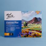 10 Blatt/Packung Öl-Acryl-Malerei-Leinwand-Blockpapier, Buch-Malerei-Leinwandpapier