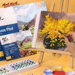 10 Blatt/Packung Öl-Acryl-Malerei-Leinwand-Blockpapier, Buch-Malerei-Leinwandpapier – Bild 6