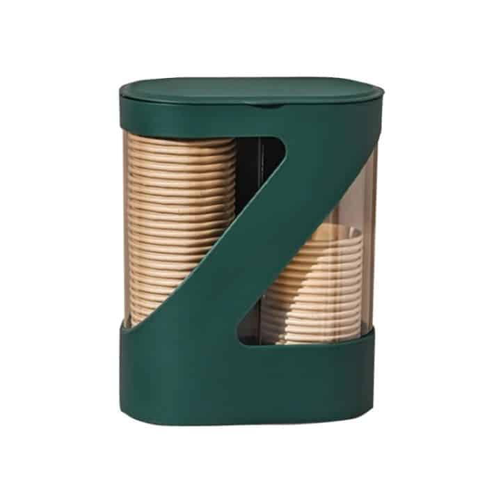 Automatischer Becherentferner, Einweg-Becherhalter, frei perforiert, zum Aufhängen an der Wand – Bild 1