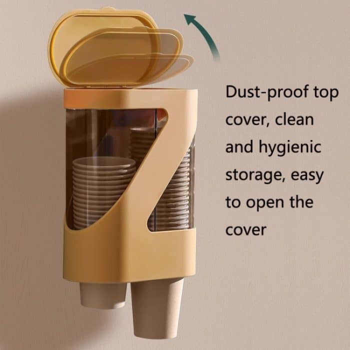 Automatischer Becherentferner, Einweg-Becherhalter, frei perforiert, zum Aufhängen an der Wand – Bild 4