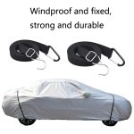 Auto Jacke Winddicht Gürtel Oberbekleidung Befestigungs Seil Anti-Starke Wind Verdickung Einstellbare Feste Auto Bindung Gürtel, 2 PCS / Set – Bild 2
