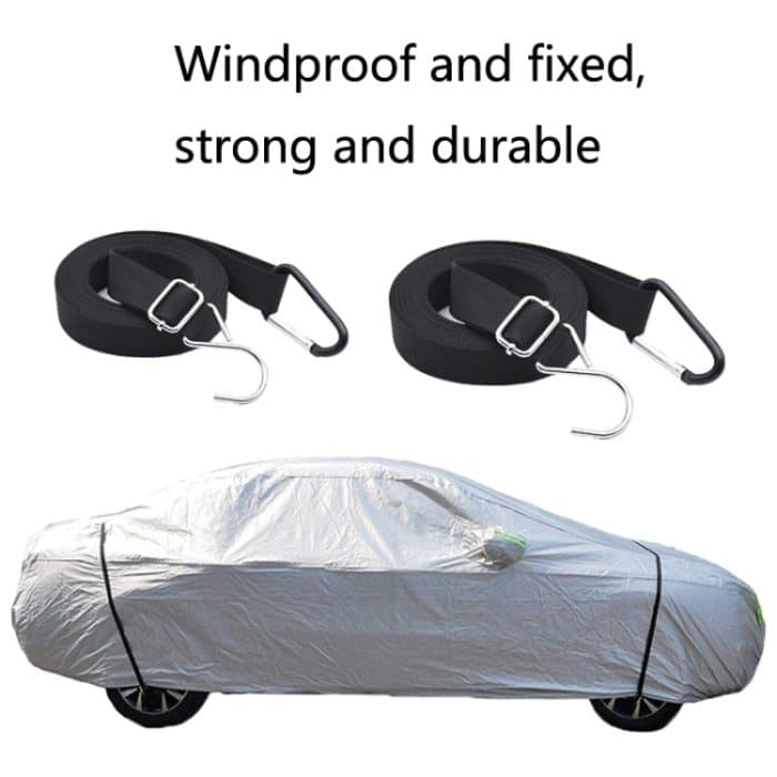 Auto Jacke Winddicht Gürtel Oberbekleidung Befestigungs Seil Anti-Starke Wind Verdickung Einstellbare Feste Auto Bindung Gürtel, 2 PCS / Set – Bild 2