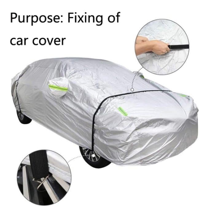 Auto Jacke Winddicht Gürtel Oberbekleidung Befestigungs Seil Anti-Starke Wind Verdickung Einstellbare Feste Auto Bindung Gürtel, 2 PCS / Set – Bild 5