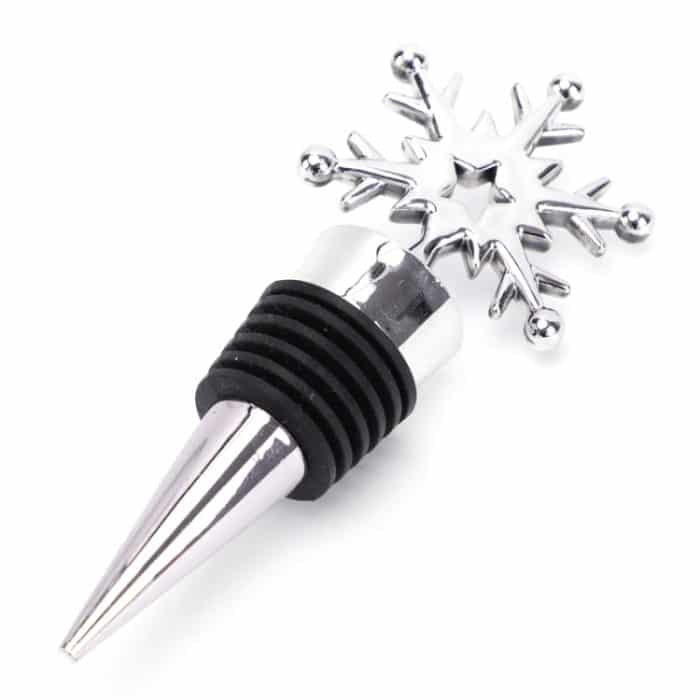 10 Stück frischhaltender, versiegelter Rotweinkorken-Champagnerverschluss, Champagne Stopper(Snowflake), Champagne Stopper(Crown) – Bild 1