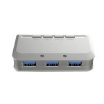 MB-103 USB 3.1 HUB ohne Laufwerk mit drei Anschlüssen + 7.1 Sprachverzerrer-Soundkarte, Hochgeschwindigkeits-Dockingstation, Kabellänge: 1,2 m – Bild 2