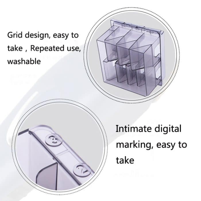 S8035 Clipper Fiber Comb Aufbewahrungsbox Friseursalon Limit Comb Computer Aufbewahrungsbox – Bild 6