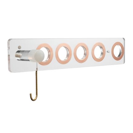 JD01 Punch-Free Hange Acryl-Haartrockner-Aufbewahrungshalterung für Dyson-Haartrockner, JD01 (Transparent), JD01 (Black)