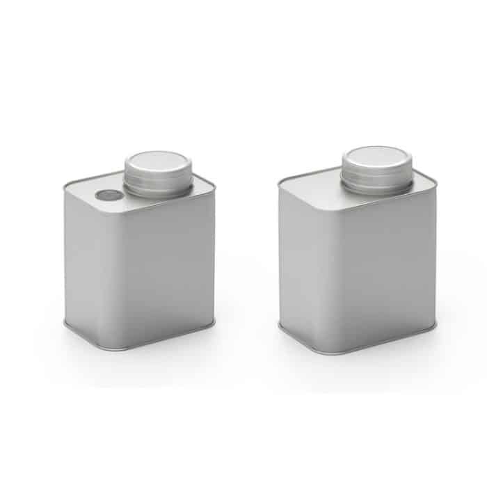 3 Stück quadratische Weißblech-Metalldosen, versiegelte Dosen für Kaffeebohnenpulver, Spezifikation:, With Air Valve, Without Air Valve – Bild 2