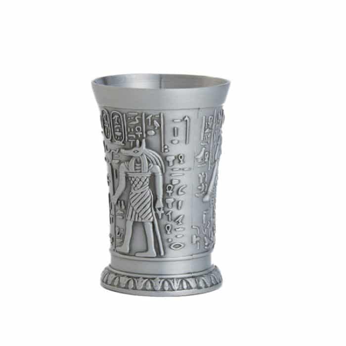 Weinlese-Metall ägyptischer Stil Weinglas-Sammelverzierungen – Bild 1