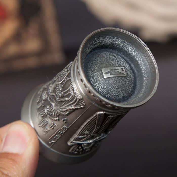 Weinlese-Metall ägyptischer Stil Weinglas-Sammelverzierungen – Bild 3