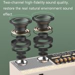 Manovo V1 Desktop-Lautsprecher mit weißem Rauschen und Schlafhilfe, Heimwecker, Bluetooth-Lautsprecher – Bild 3