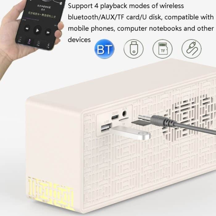 Manovo V1 Desktop-Lautsprecher mit weißem Rauschen und Schlafhilfe, Heimwecker, Bluetooth-Lautsprecher – Bild 4