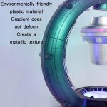 Magnetschwebe-Bluetooth-Lautsprecher, Raumfahrt, Raumschiff-Handwerk, US-Stecker – Bild 3