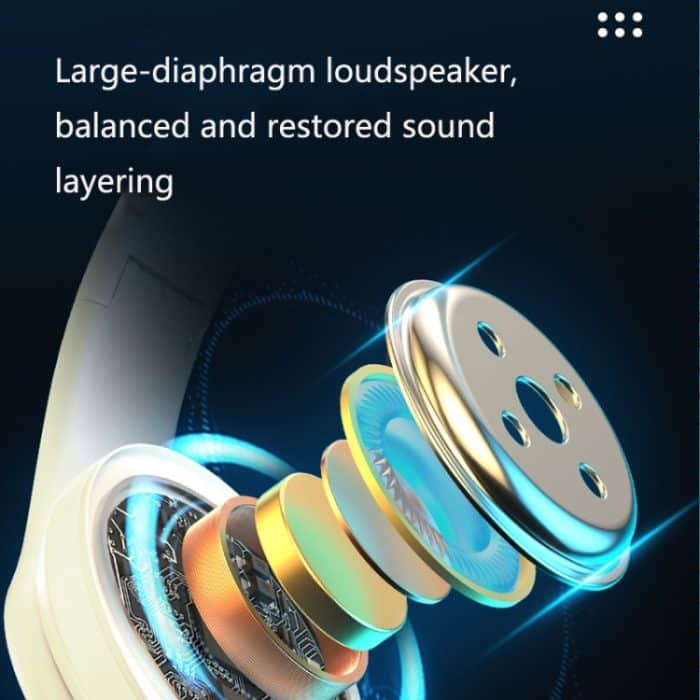 B39 Kabelloser Bluetooth-Headset-Subwoofer mit Atemlicht, unterstützt TF-Karte – Bild 3