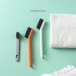 4 Stück Schuhbürste mit doppeltem Verwendungszweck, abnehmbare Haushalts-Kragenbürste, weiches Haar, Wäschebürste, Reinigungsbürste – Bild 4