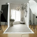 1,5m x 2.1M Fenster Backsteinmauer Foto Studio 3D Fotografie Hintergrund