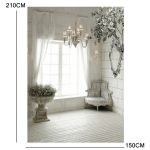 1,5m x 2.1M Fenster Backsteinmauer Foto Studio 3D Fotografie Hintergrund – Bild 3