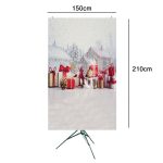 1,5m x 2m 3d Weihnachtsgeschenkstil Studio Hintergrund Tuch – Bild 3
