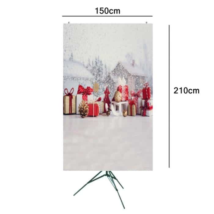 1,5m x 2m 3d Weihnachtsgeschenkstil Studio Hintergrund Tuch – Bild 3