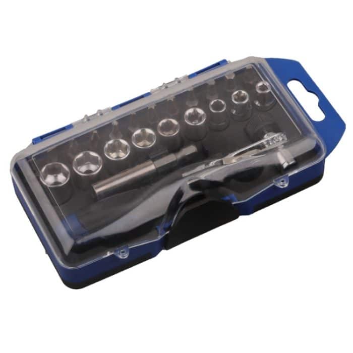 23 Stück/Set Hülsen-Chargen-Schnellschlüssel-Ratschenschraubendreher, 23 PCS / Set – Bild 7